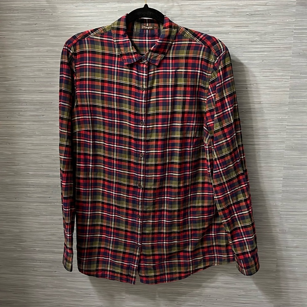 J.Mclaughlin Plaid Button Down - image 1